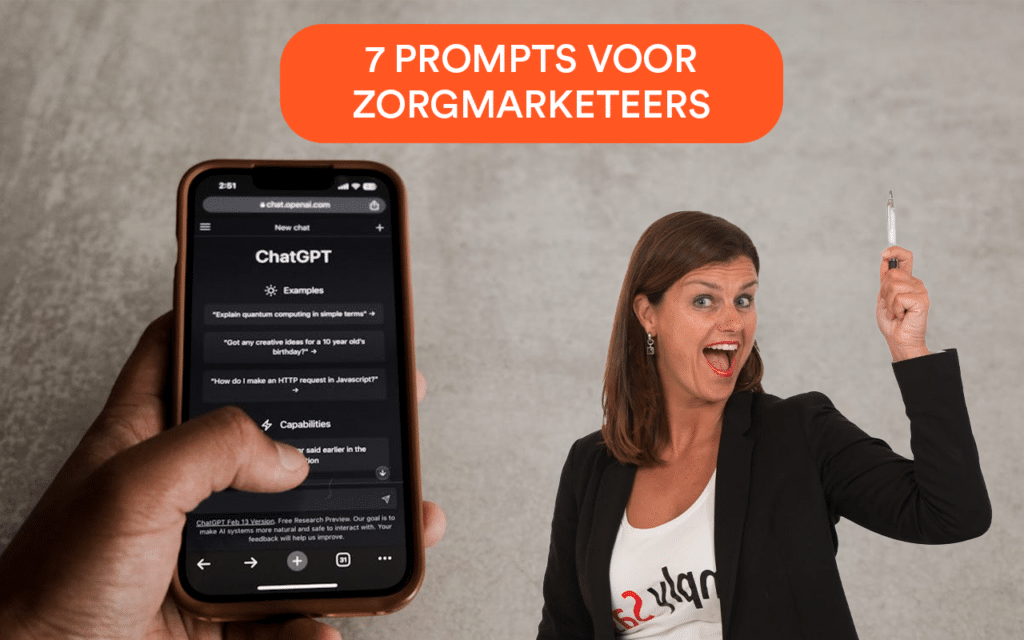 7 Prompts voor Zorgmarketeers